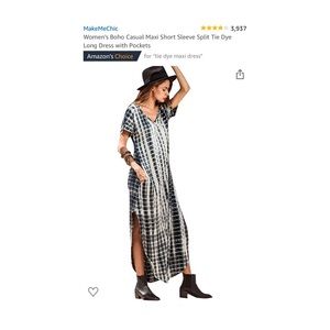 NWOT Tie Dye Maxi Dress